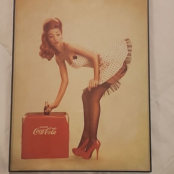 Vintage Coca-Cola Pin-Up Art - Picture 1 of 6